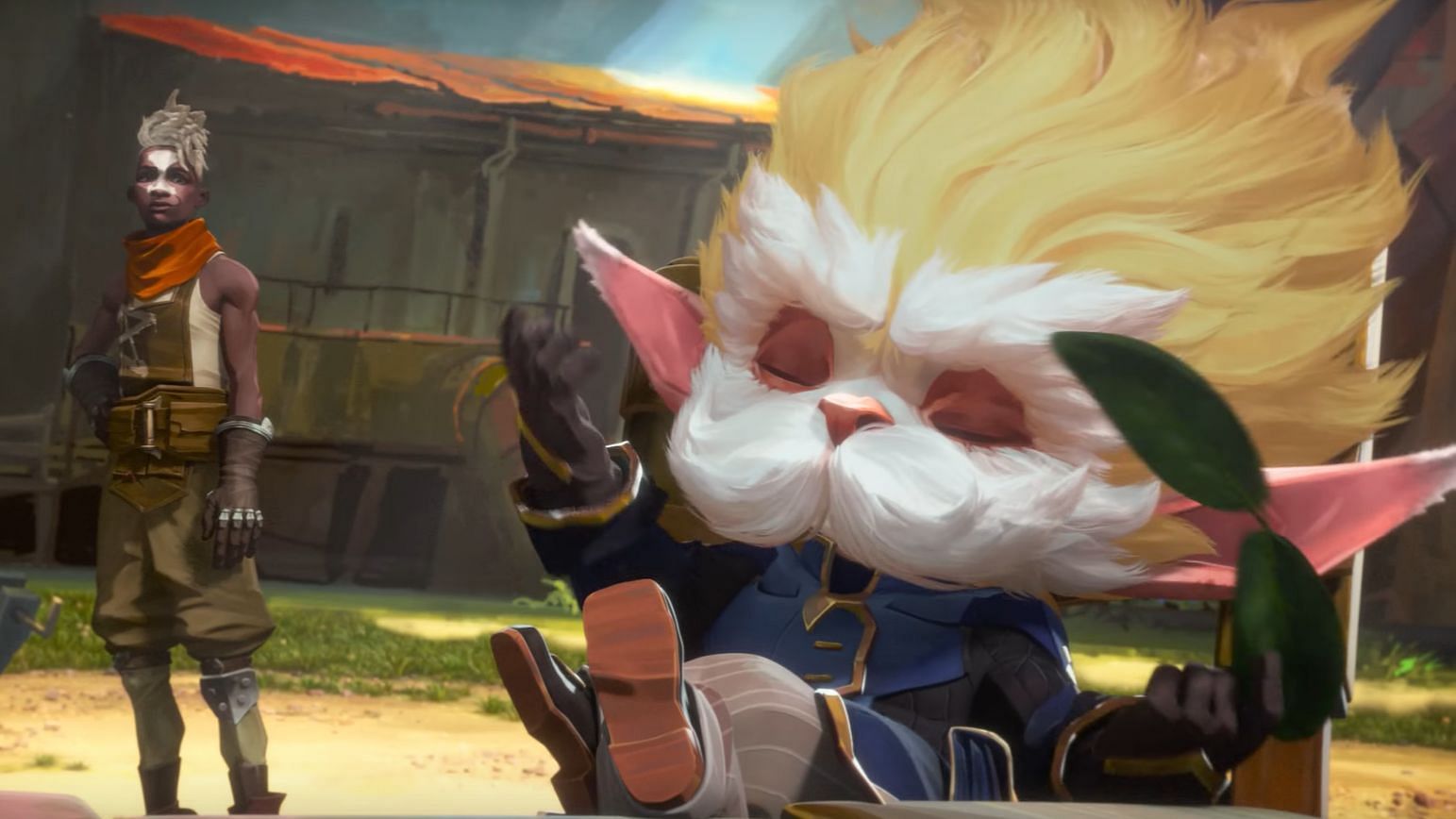 Ekko and Heimerdinger in Arcane season 2 ( Image via Netflix)