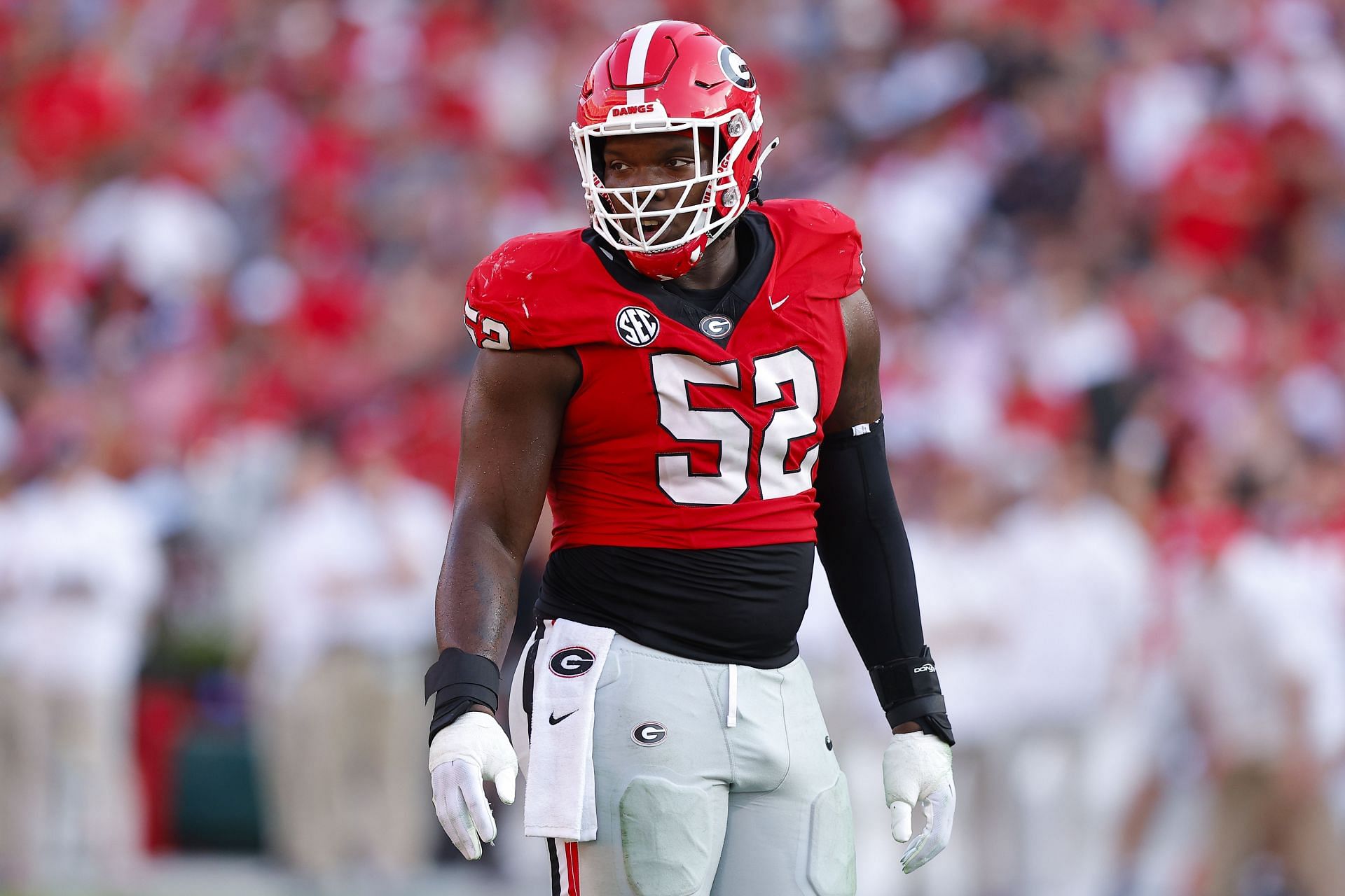 Georgia Bulldogs DL Christen Miller - Source: Getty