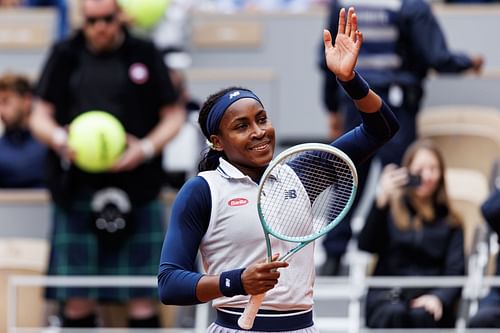 Coco Gauff at the French Open 2024. (Photo: Getty)