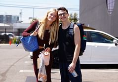 "We're freaking out" - Stephen Nedoroscik's partner Rylee Arnold reacts to their first experience on a private jet after wrapping up DWTS season