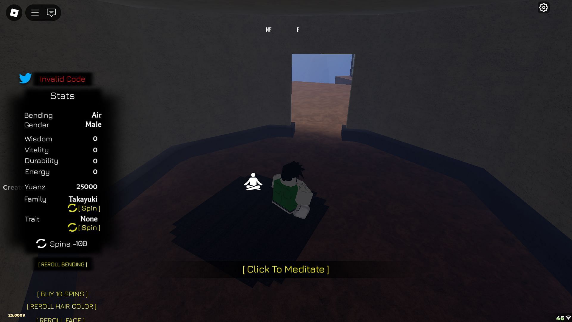 Avoid typos while entering codes (Image via Roblox)