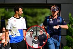 "We got humbled yesterday": Daniel Ricciardo shares post about meeting up with Max Verstappen for a game of paddle