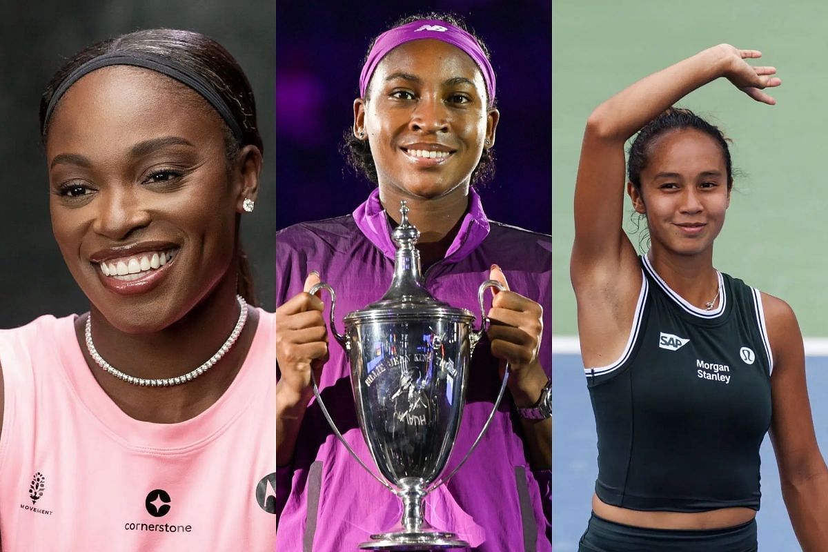 Coco Gauff, Sloane Stephens, and Leylah Fernandez: Source - Getty 