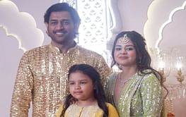 [Watch] Viral video of MS Dhoni, Sakshi and Ziva's endearing interaction with little girl on flight