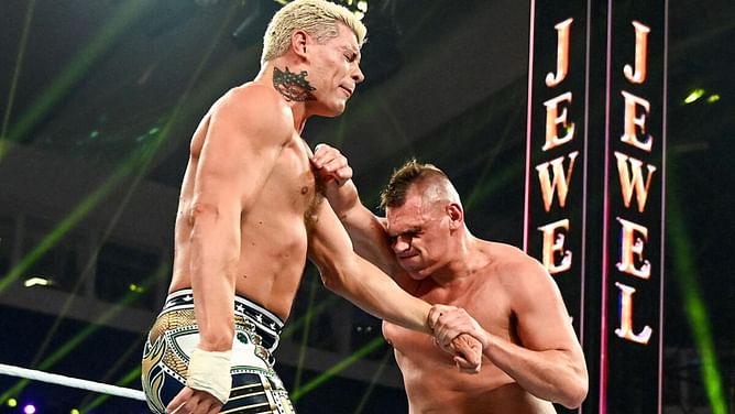 Gunther sends a two-word message to Cody Rhodes; hints at a potential future clash between them