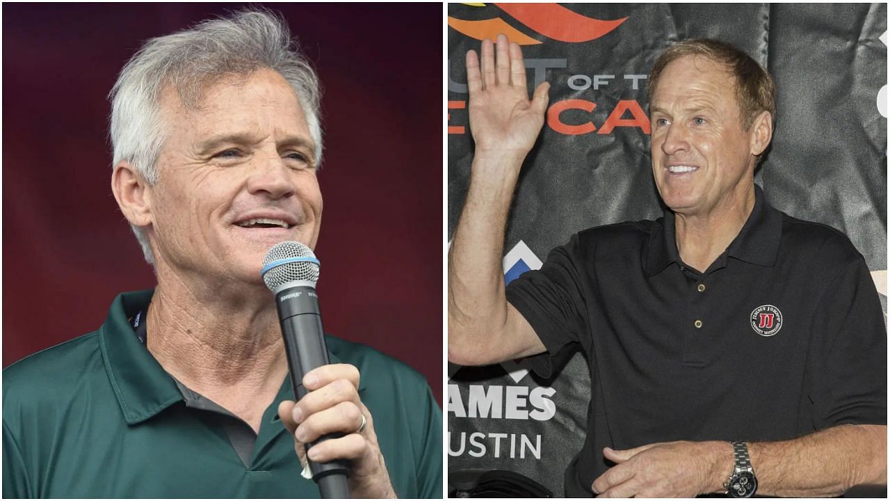 Kenny Wallace thanked his brother and sponsors on X. ( Both images via Getty )