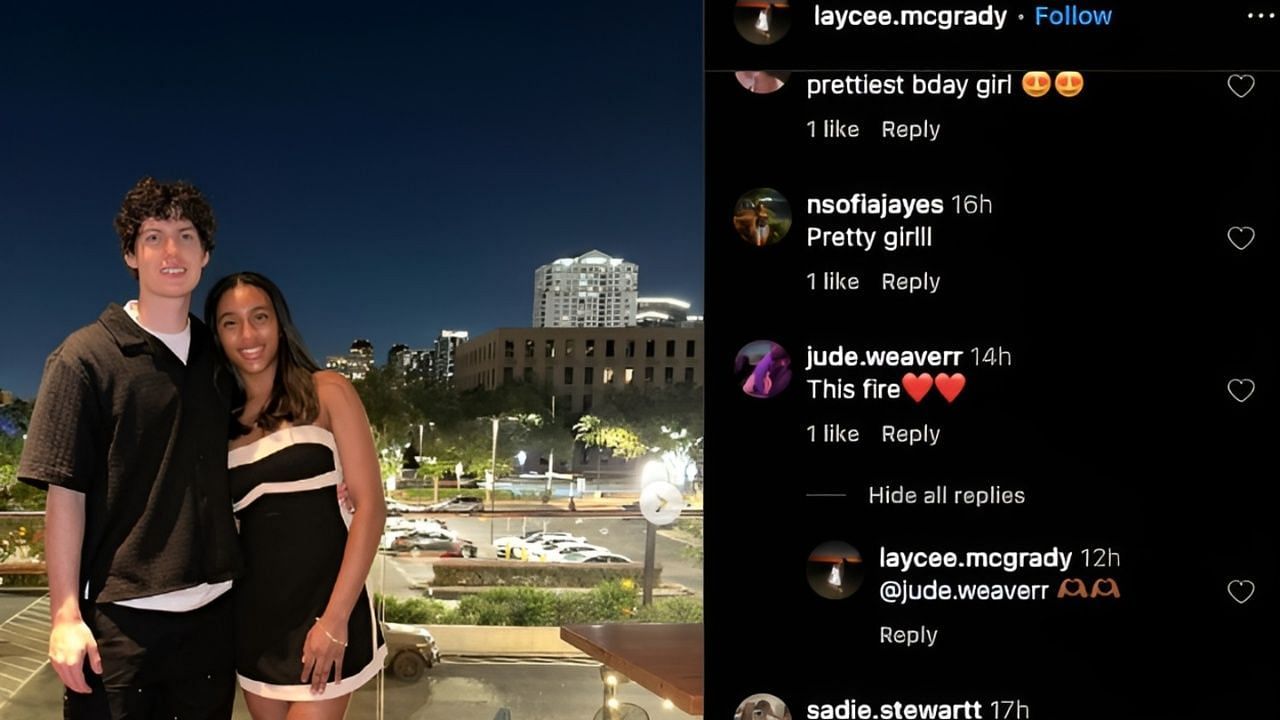 comment on Laycee's IG post from her birthday celebration