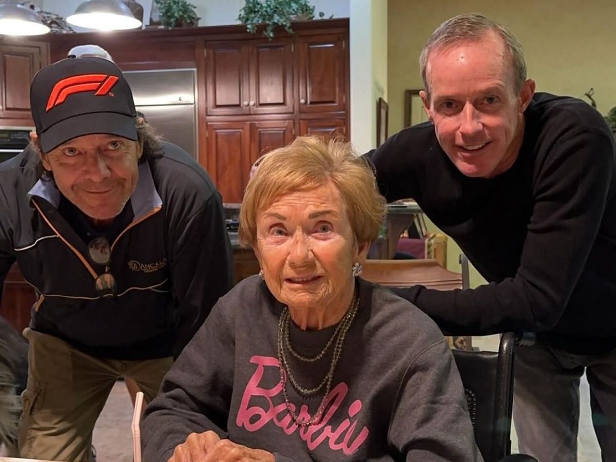 Jeff and Brent Probst with their mother Barb (Image via Instagram/@amandaandabbysdad24)