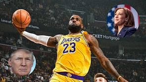 LeBron James opens up on his Presidential choice with contentious Donald Trump video: "The choice is clear to me"