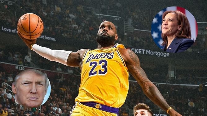 LeBron James opens up on his Presidential choice with contentious Donald Trump video: "The choice is clear to me"