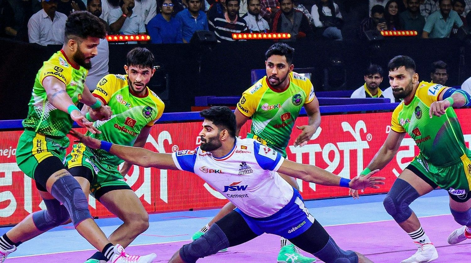 पटना पाइरेट्स vs हरियाणा स्टीलर्स (Photo Credit - @ProKabaddi)