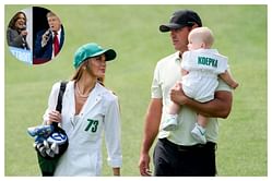 Brooks Koepka's wife Jena Sims shares son Crew being 'locked in' on the elections