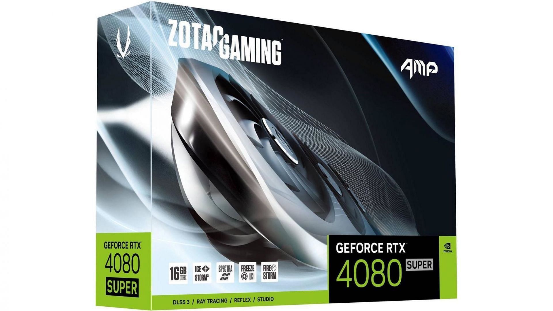 Zotac RTX 4080 SUPER AMP card box (Image via Zotac)