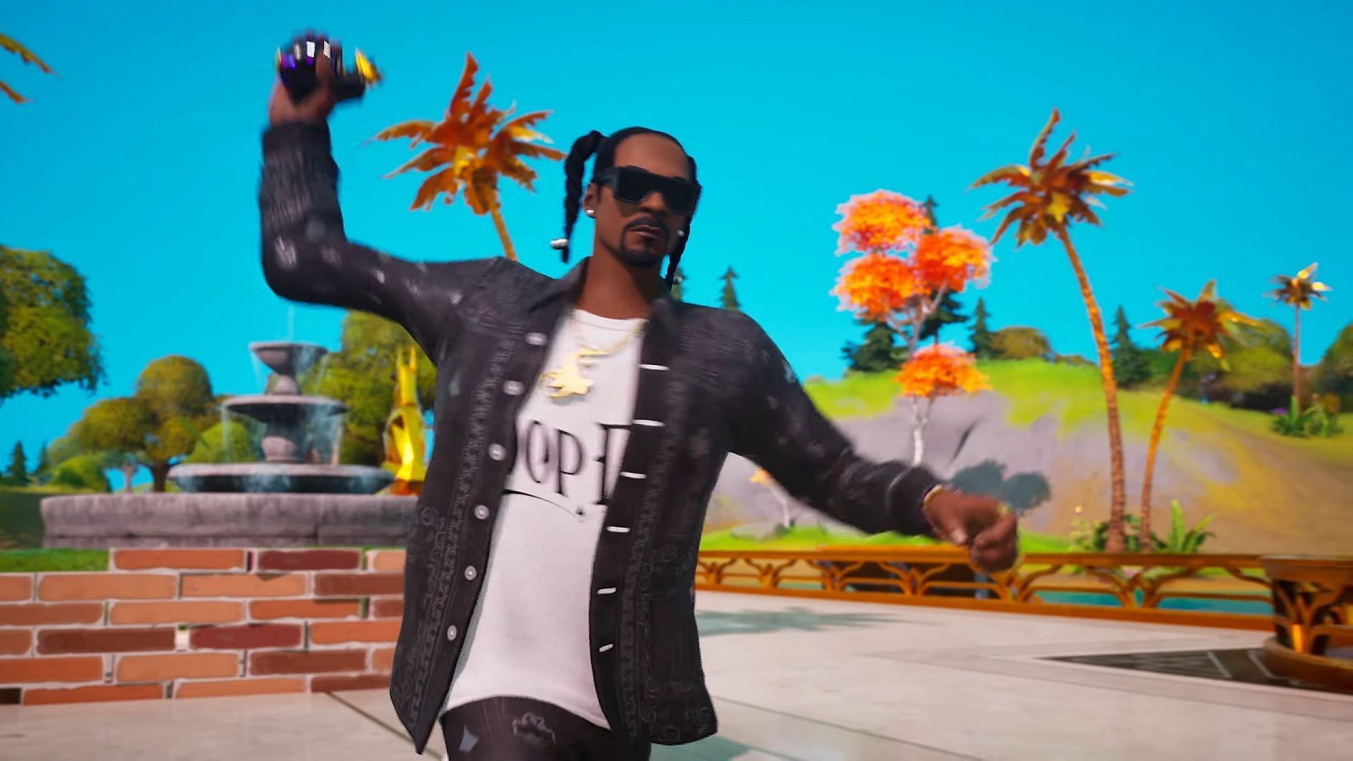 Snoop Dogg throwing a Boogie Bomb (Image via Epic Games)