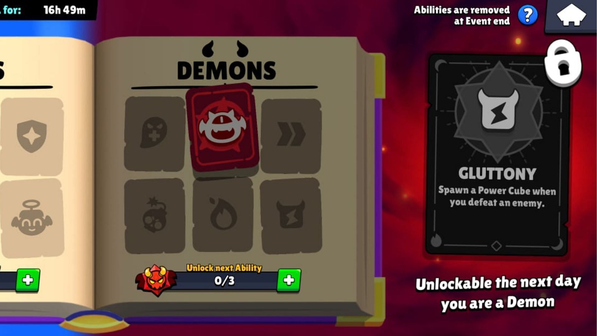 Gluttony Demonic ability (Image via Supercell)