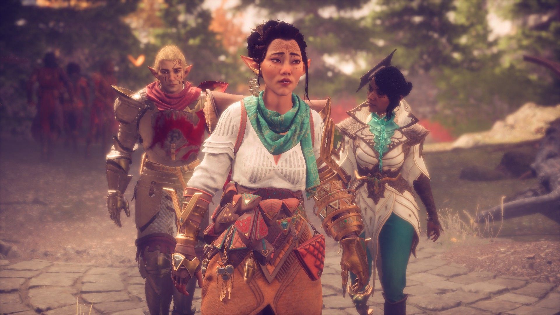 You will meet Bellara while exploring the Arlathan Forest (Image via EA)