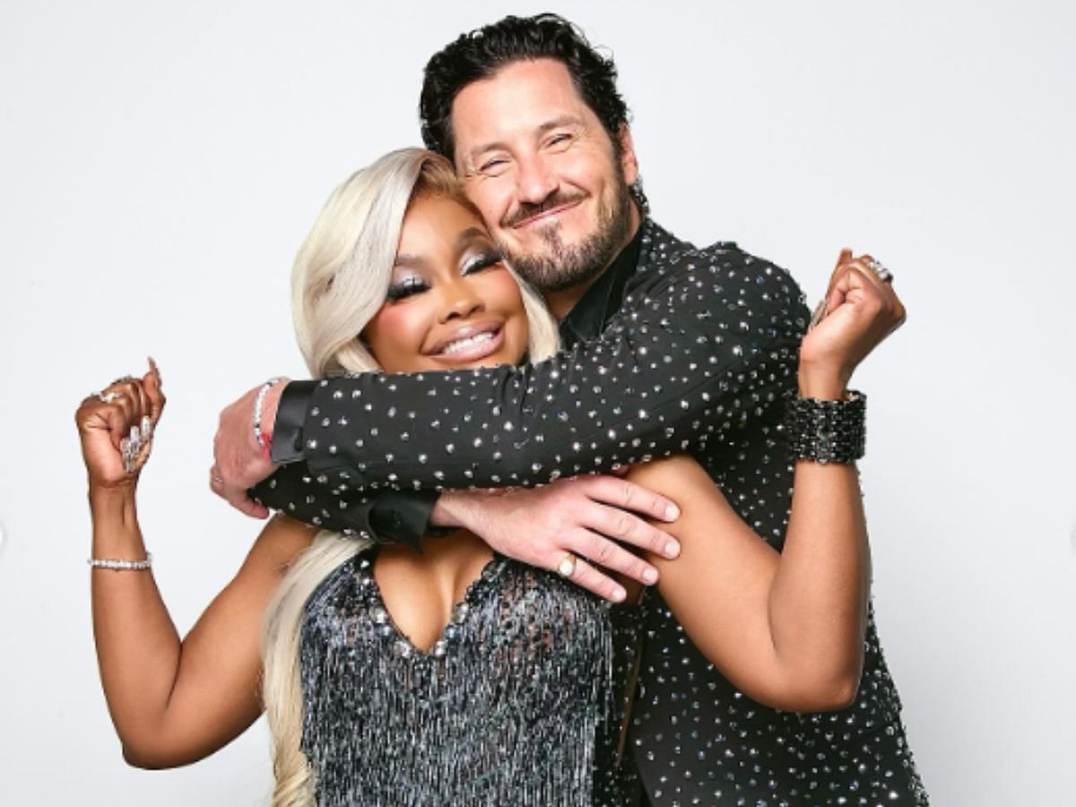 Phaedra Parks and Val Chmerkovskiy (Image via Instagram/ @dancingwiththestars)