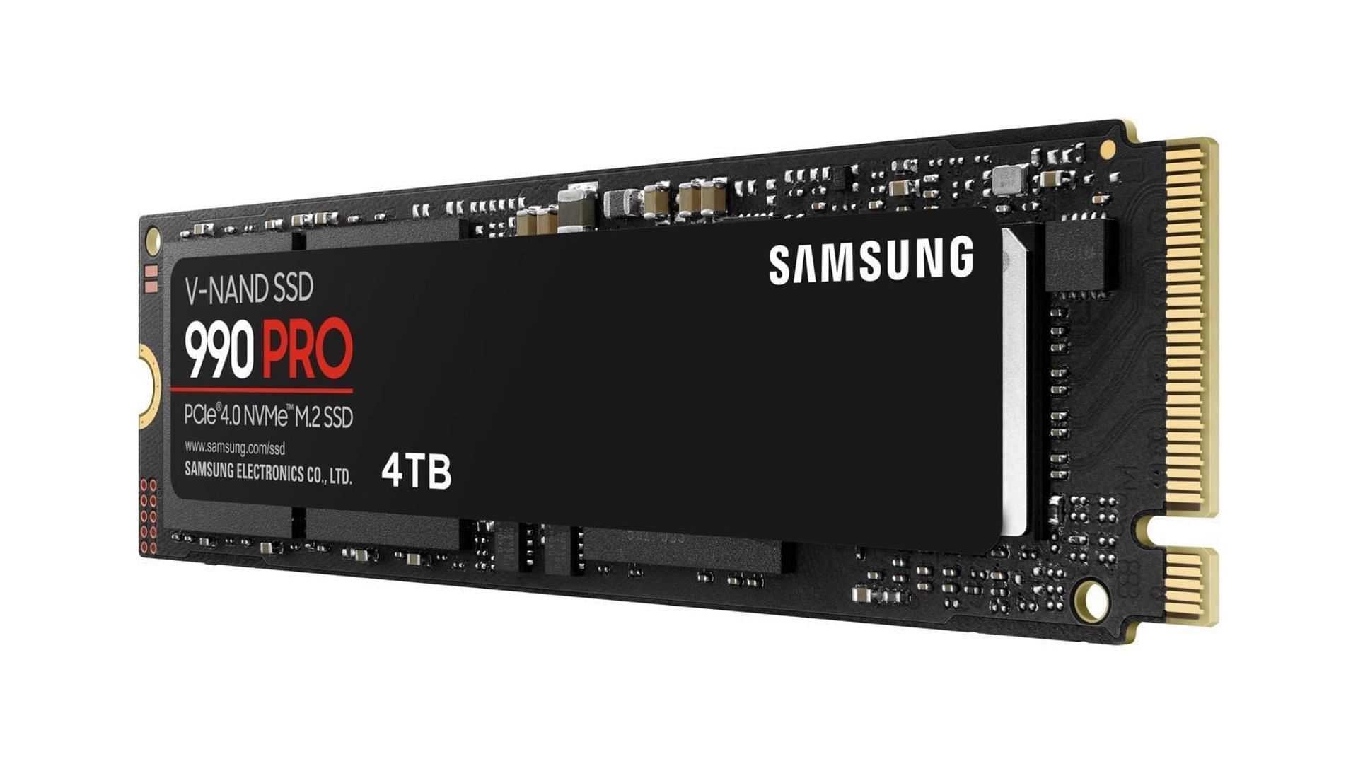 Samsung&#039;s 990 PRO series of SSDs (Image via Samsung)