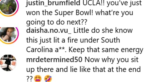 Fans were quick to take a dig at UCLA head coach Cori Close' comments.