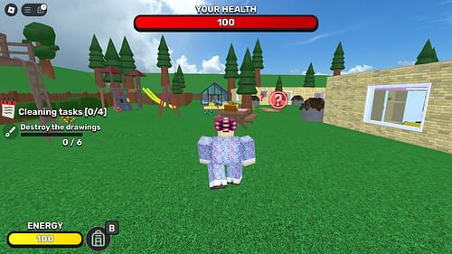 Complete quests without dying to win as the grandma (Image via Roblox)