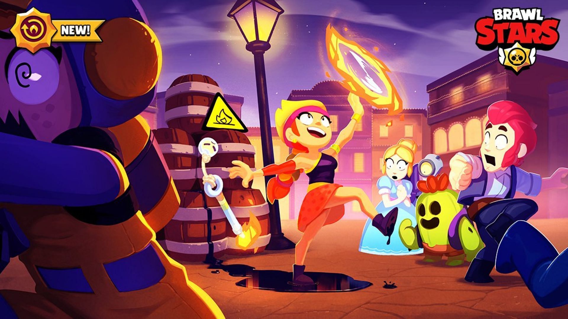 Amber is the best Controller for Meg in Brawl Stars (Image via Supercell)