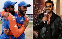 [Watch] "Mujhe Dhoni and Rohit bahut pasand hai" - Singham Again star Ajay Devgn picks his all-time favorite cricketers