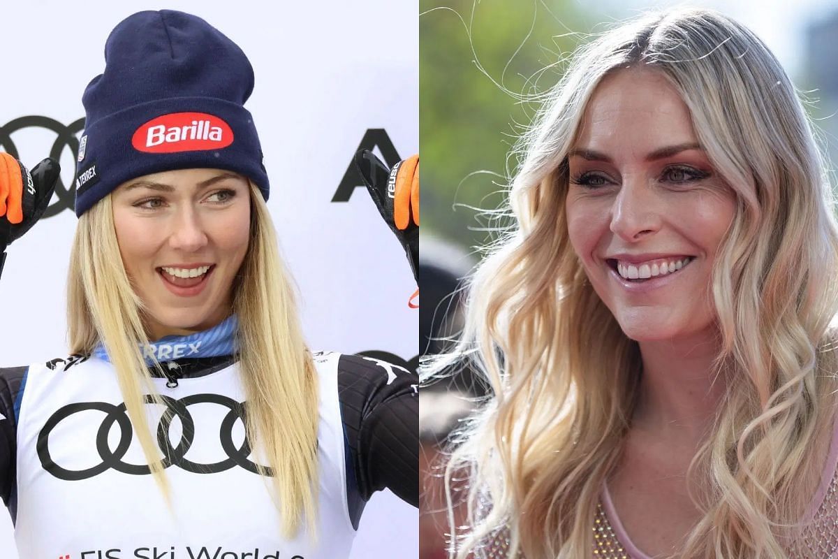 Mikaela Shiffrin and Lindsey Vonn -Source: Getty