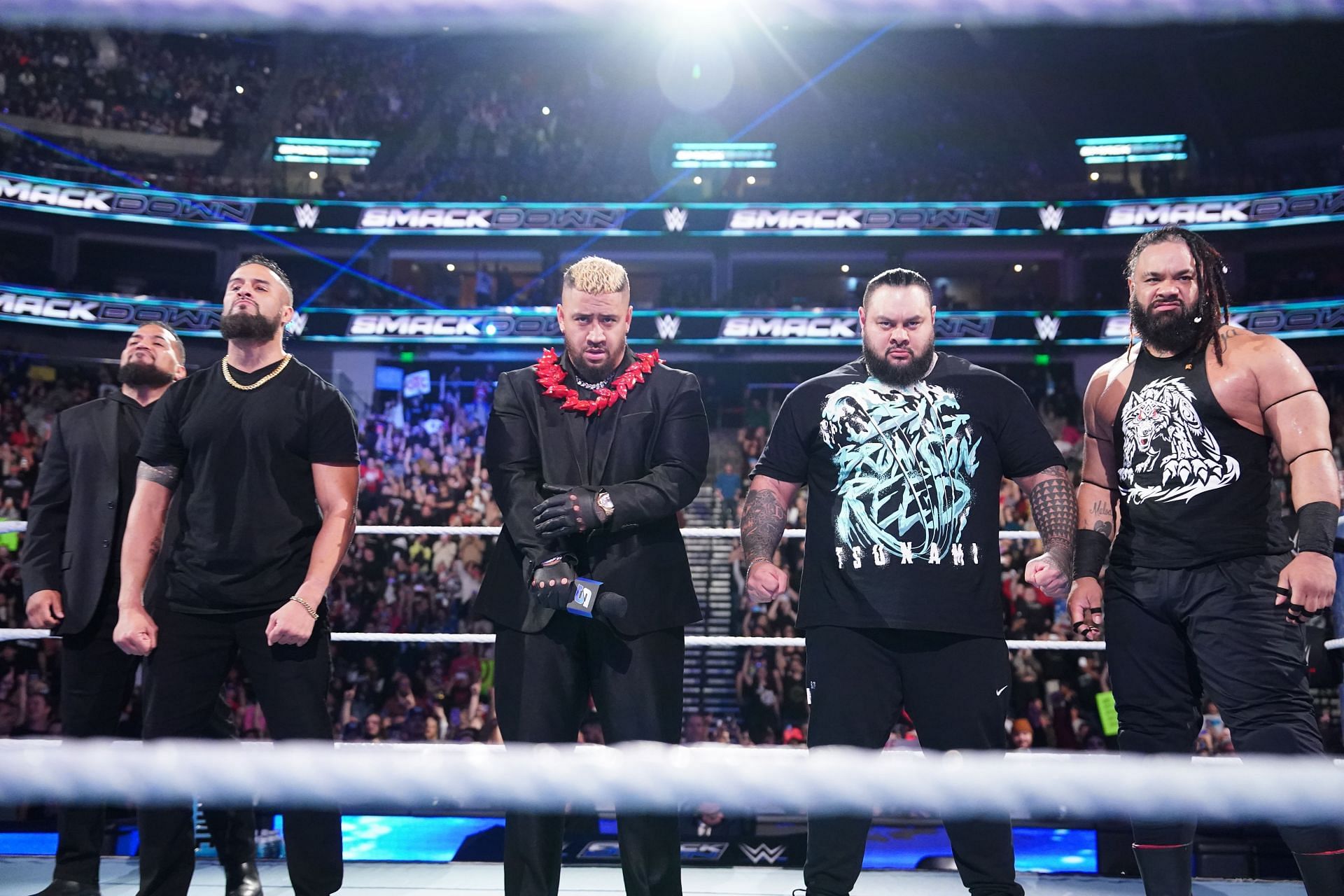 The New Bloodline on SmackDown (Source: Getty)