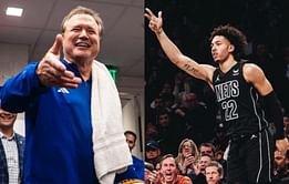 Former Kansas star Jalen Wilson drops a two-worded message to celebrate Bill Self’s big achievement