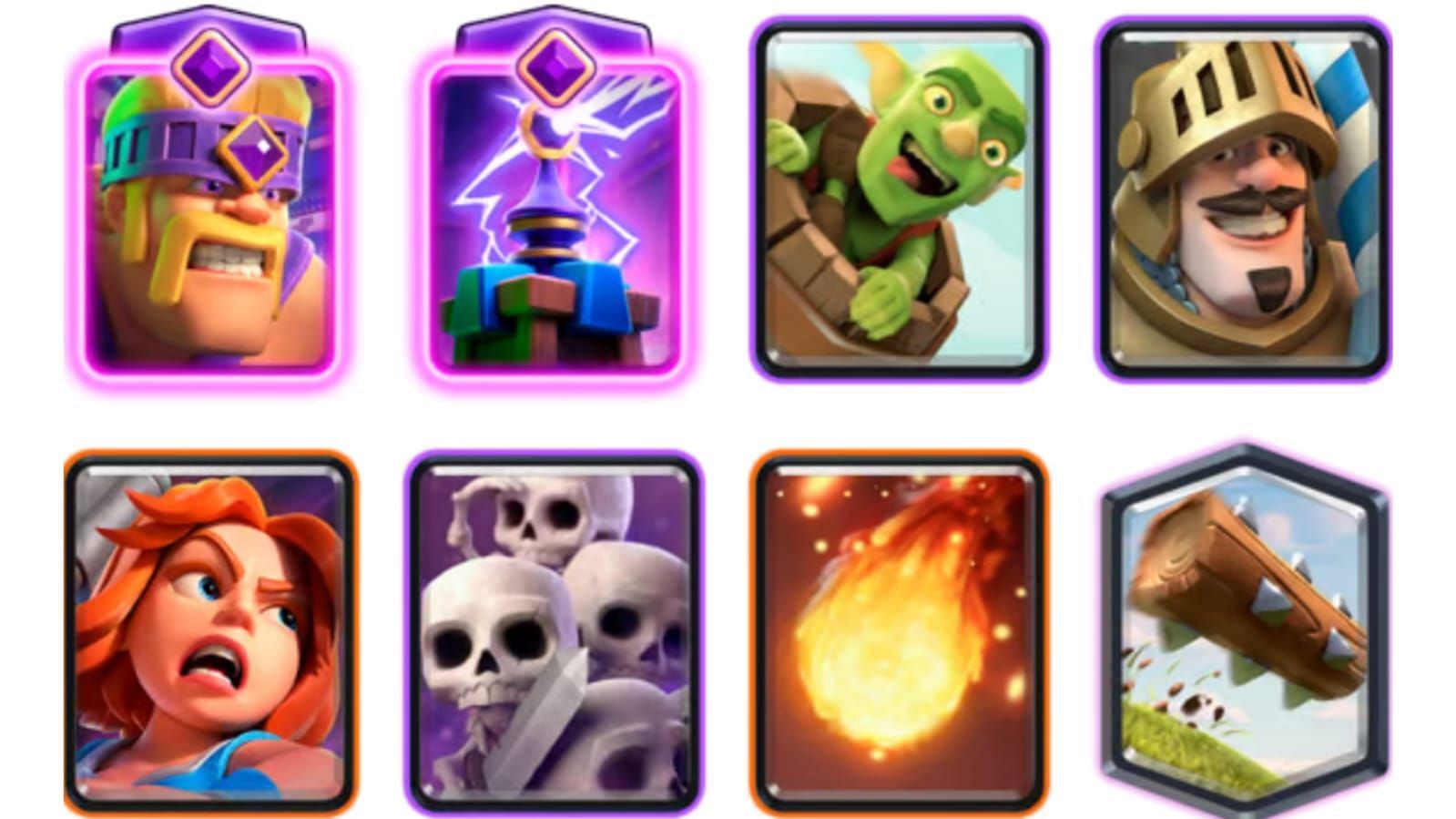 Prince Valk deck in Clash Royale (Image via SuperCell)