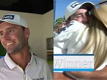 WATCH: Celebrations all around as Austin Eckroat watches himself take victory at the WWT Championship