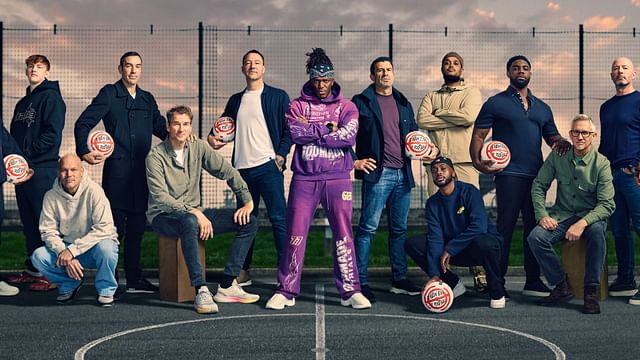 Roster of football legends and YouTubers for the Baller League (Image via Baller League UK/Instagram)