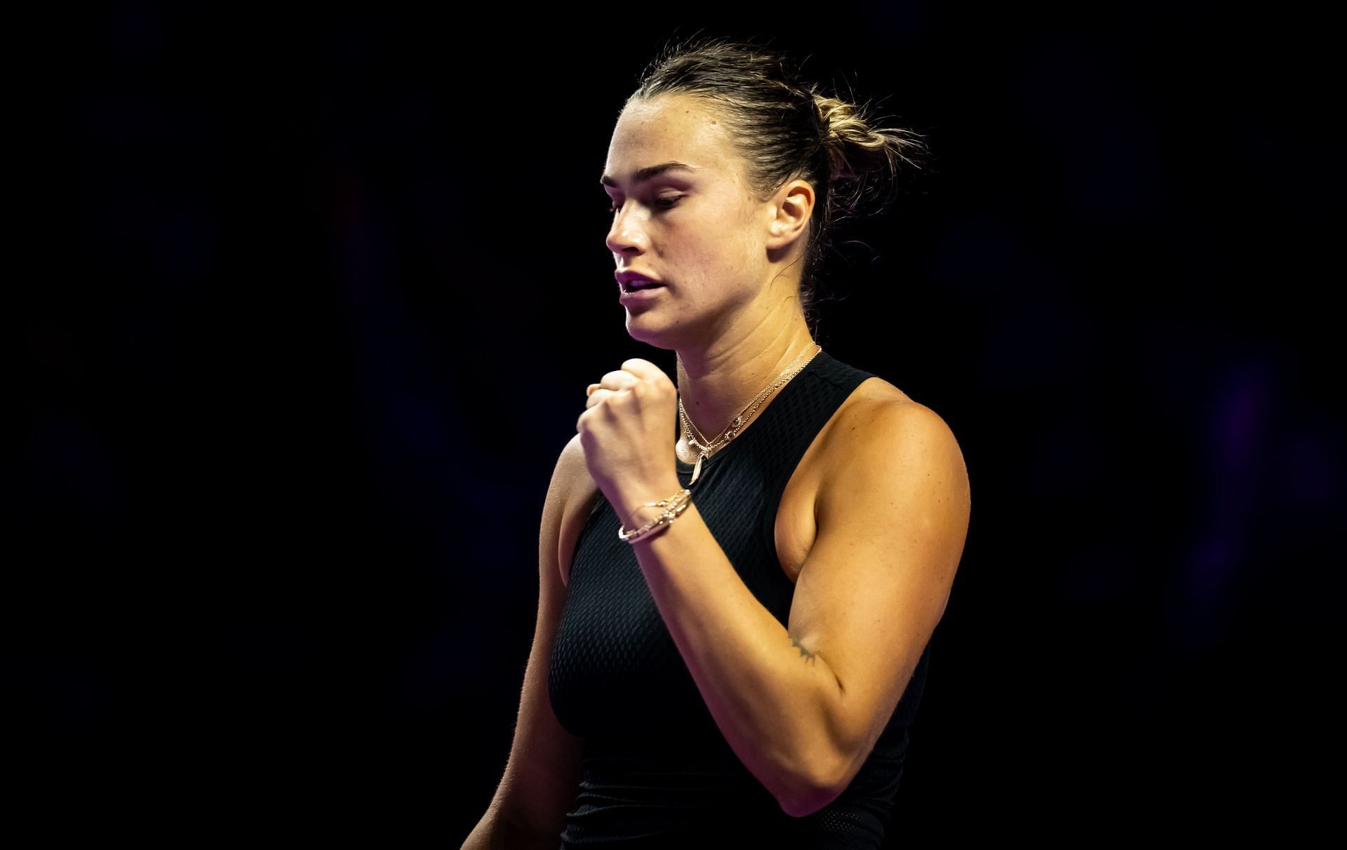 Aryna Sabalenka at the WTA Finals 2024. (Photo: Getty)