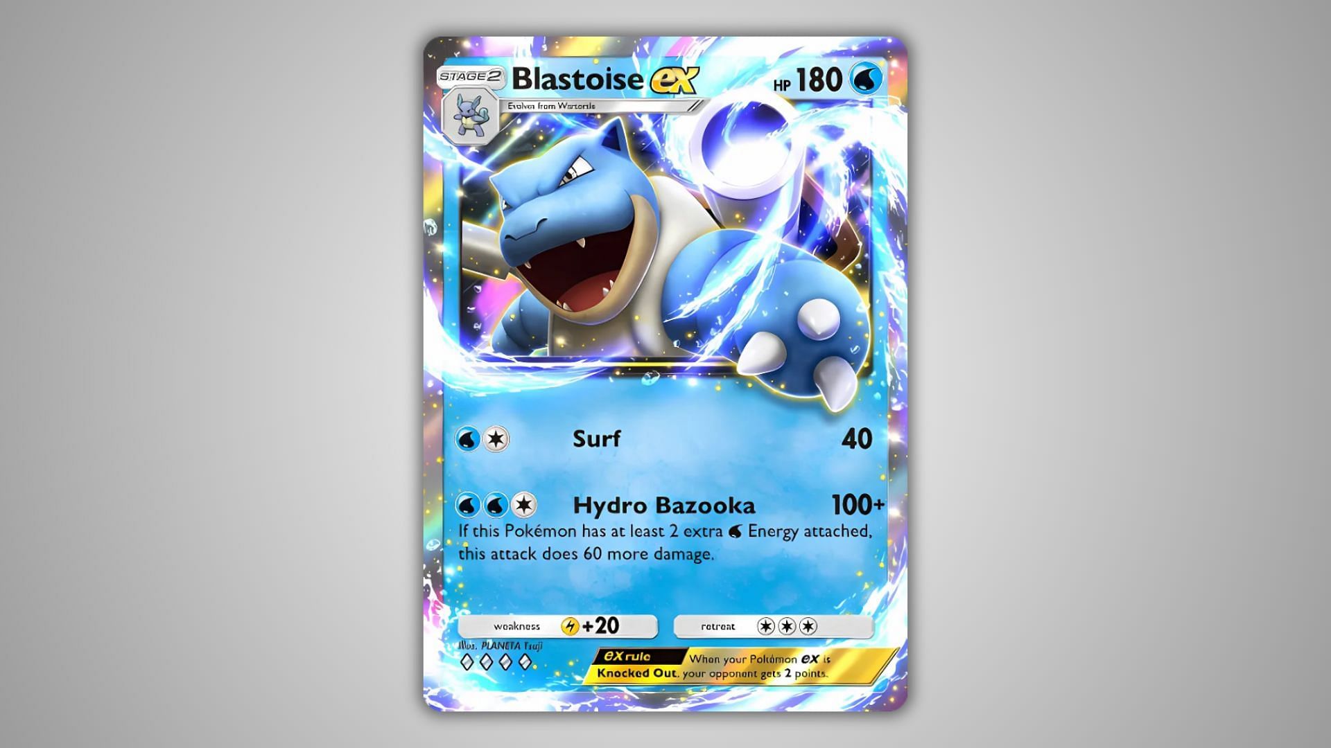 Blastoise EX (Image via The Pokemon Company)