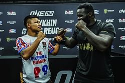 "Just like David vs Goliath" - Fans see the fun behind Rodtang and 'Reug Reug's' staredown at ONE 169 press conference