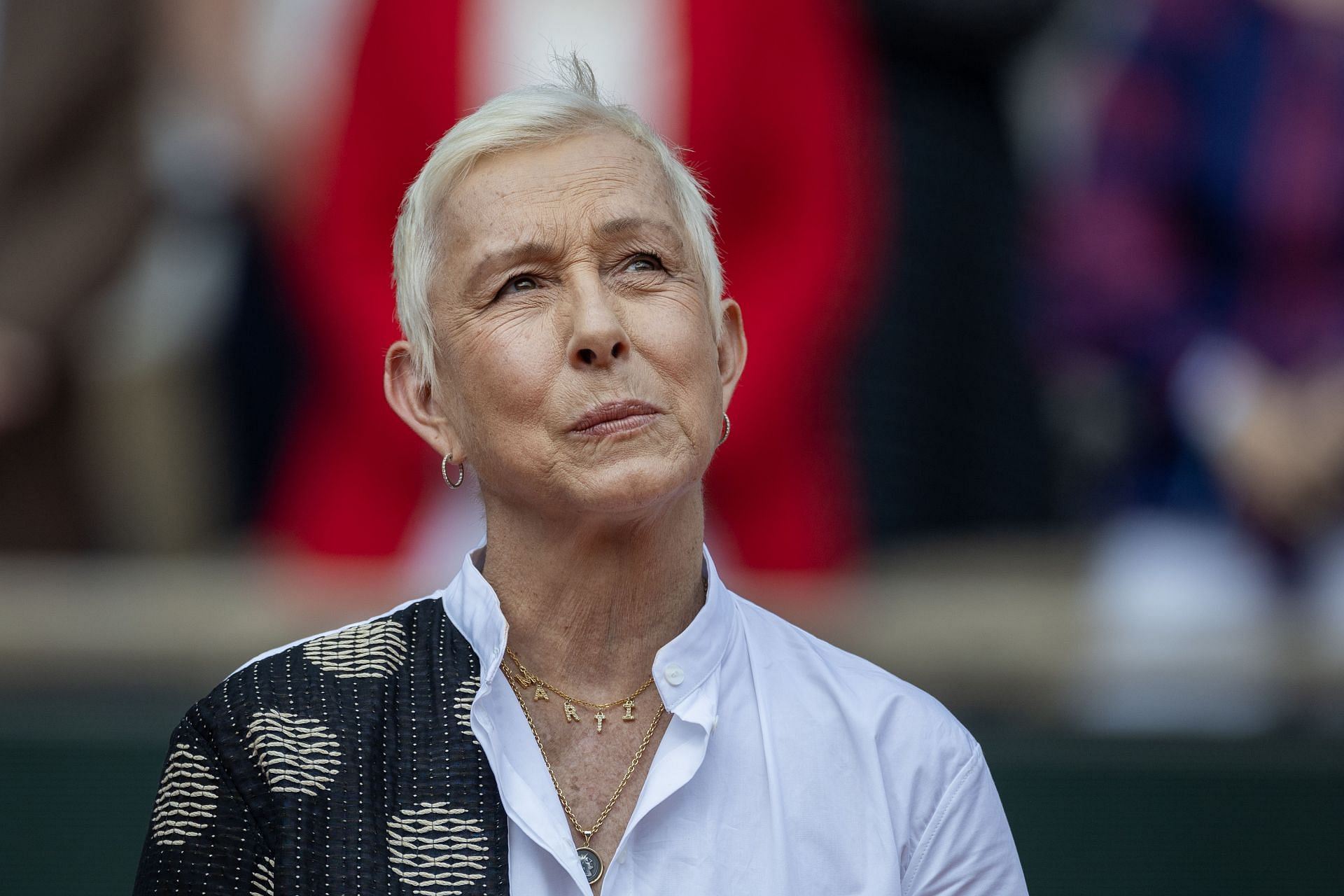 Martina Navratilova at the women&#039;s singles presentation ceremony at French Open 2024 (Image Source: Getty)