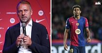 Barcelona boss Hansi Flick shares what he told Lamine Yamal after Champions League win over Brest as attacker continues to be sidelined with injury