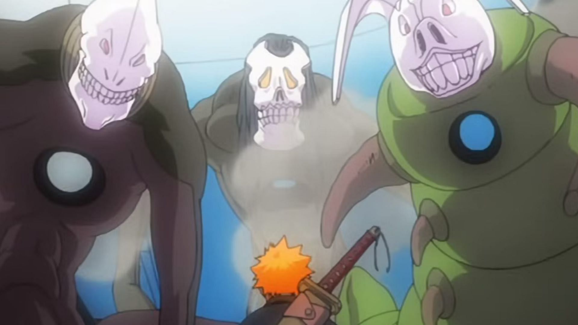 Hollows as seen in the Bleach anime (Image via Studio Pierrot)