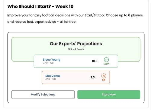 Projected fantasy points