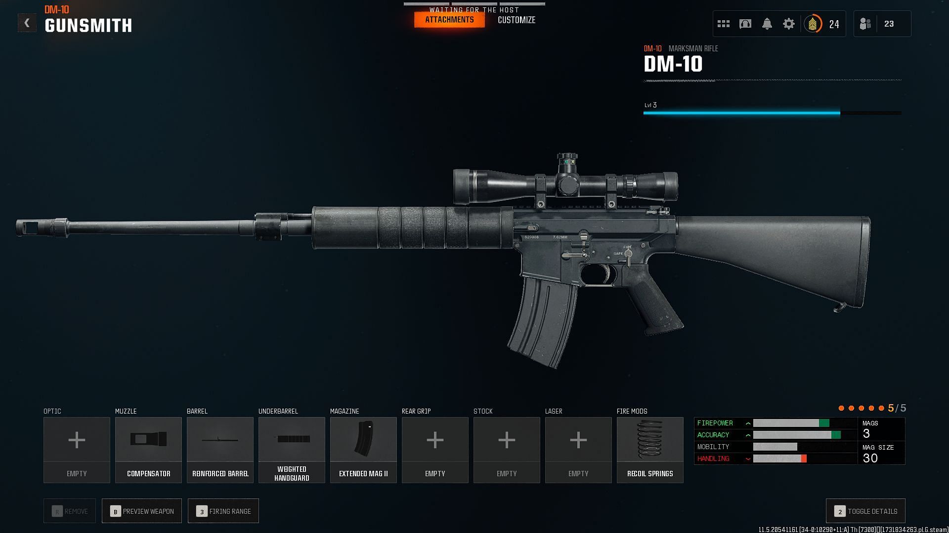 DM-10 with the best long-range loadout in Warzone (Image via Activision)