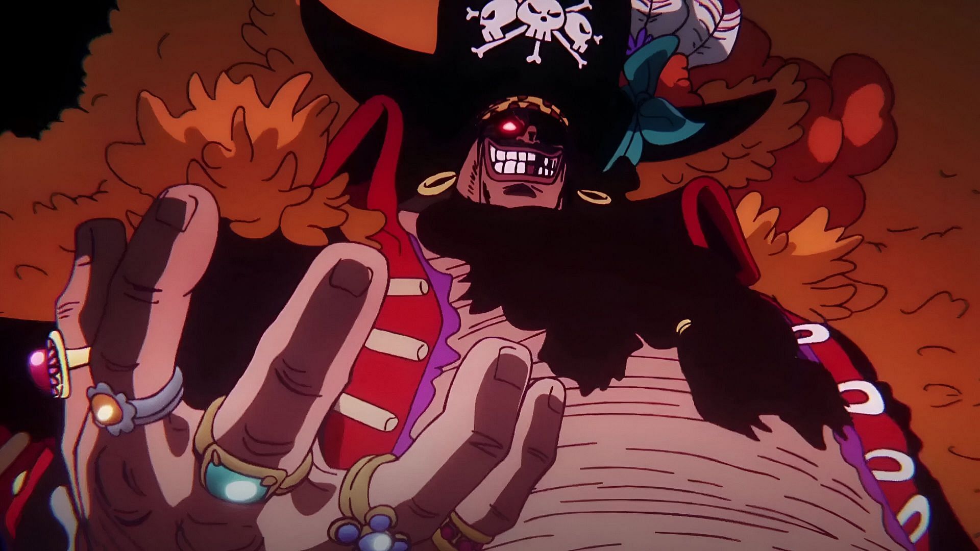 Blackbeard as seen in the anime (Image via Toei Animation)