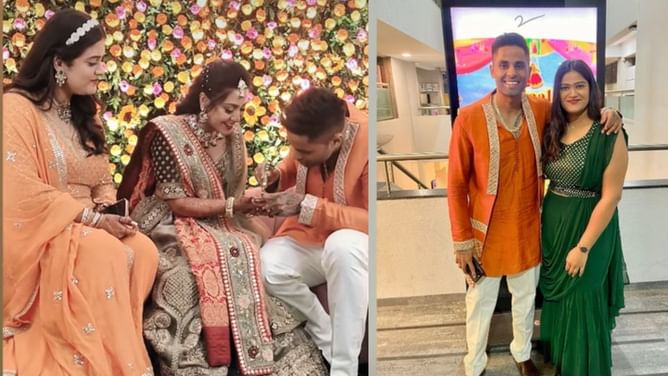 बहन के हाथों में मेंहदी लगाते नजर आए सूर्यकुमार यादव, कुछ इस तरह फैमिली फंक्शन का उठा रहे लुत्फ