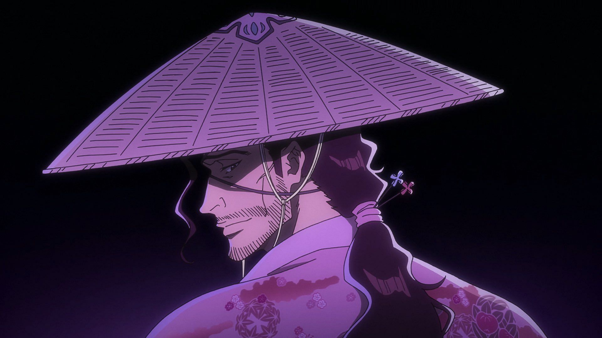 Shunsui Kyoraku in the episode (Image via Pierrot Films)