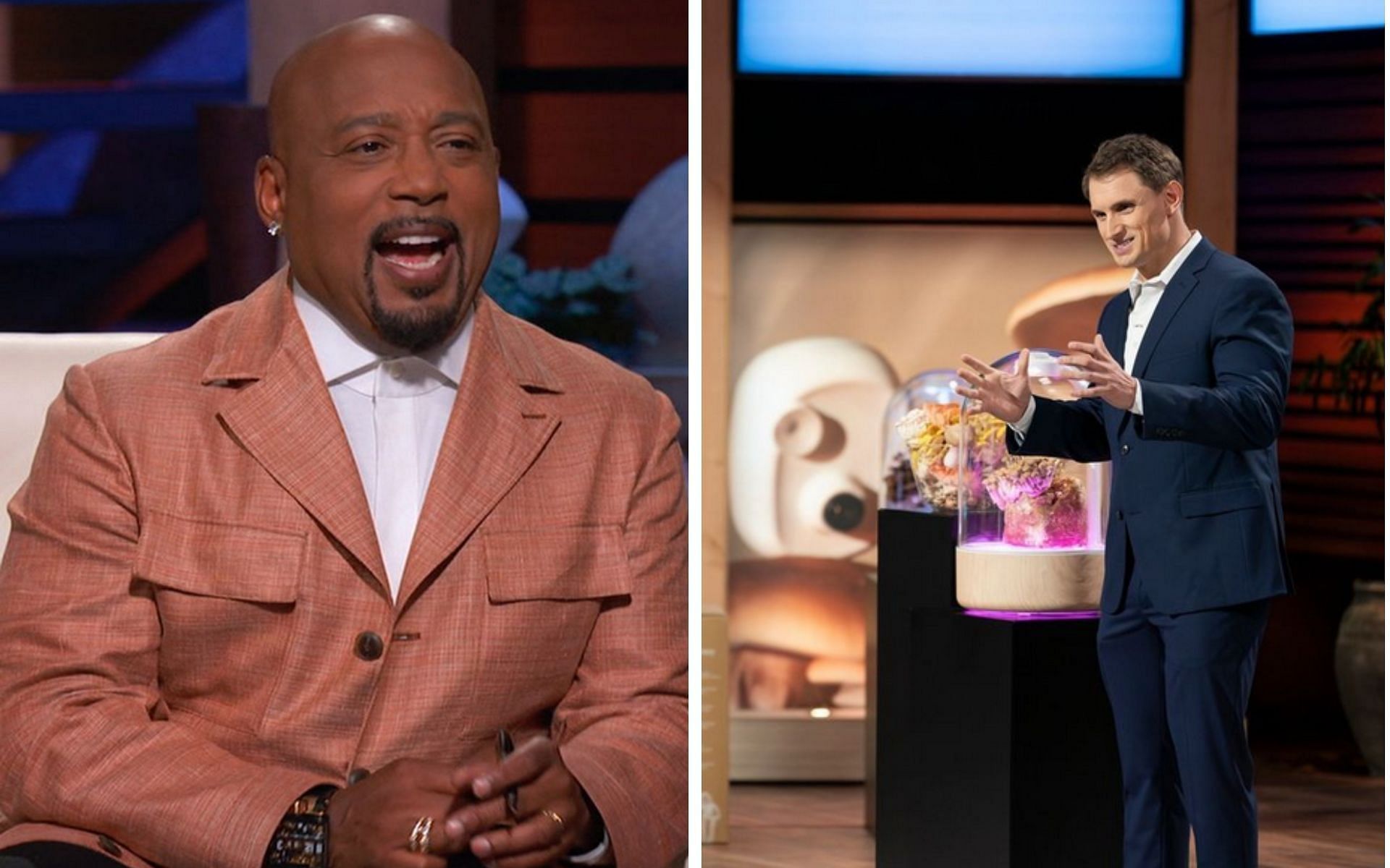 Daymond John and CEO of Terrashroom (Image via Instagram/@sharktankabc)