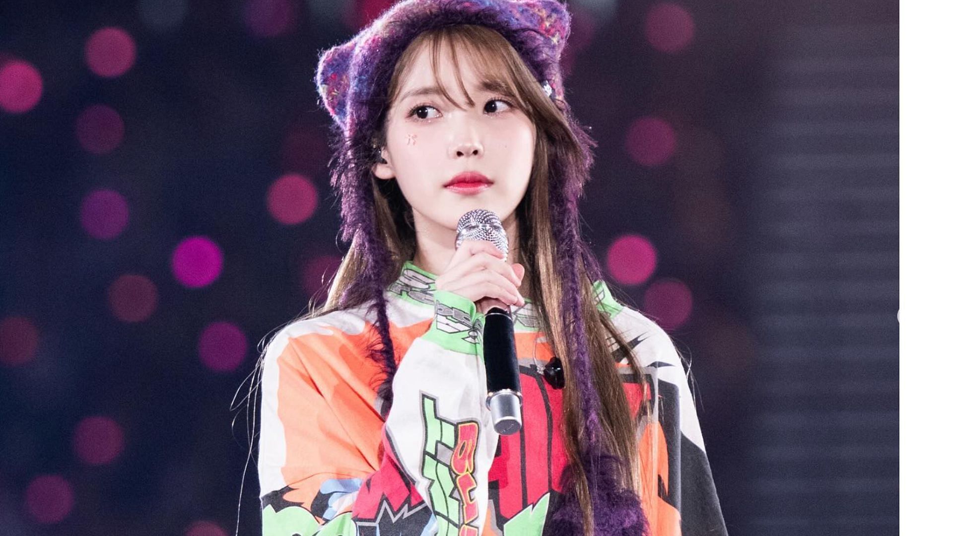 K-pop soloist IU (Image via Instagram/@edam.official)