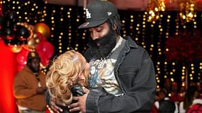 PHOTO: James Harden's 'lover girl' shares candid loved-up picture with LA Clippers superstar