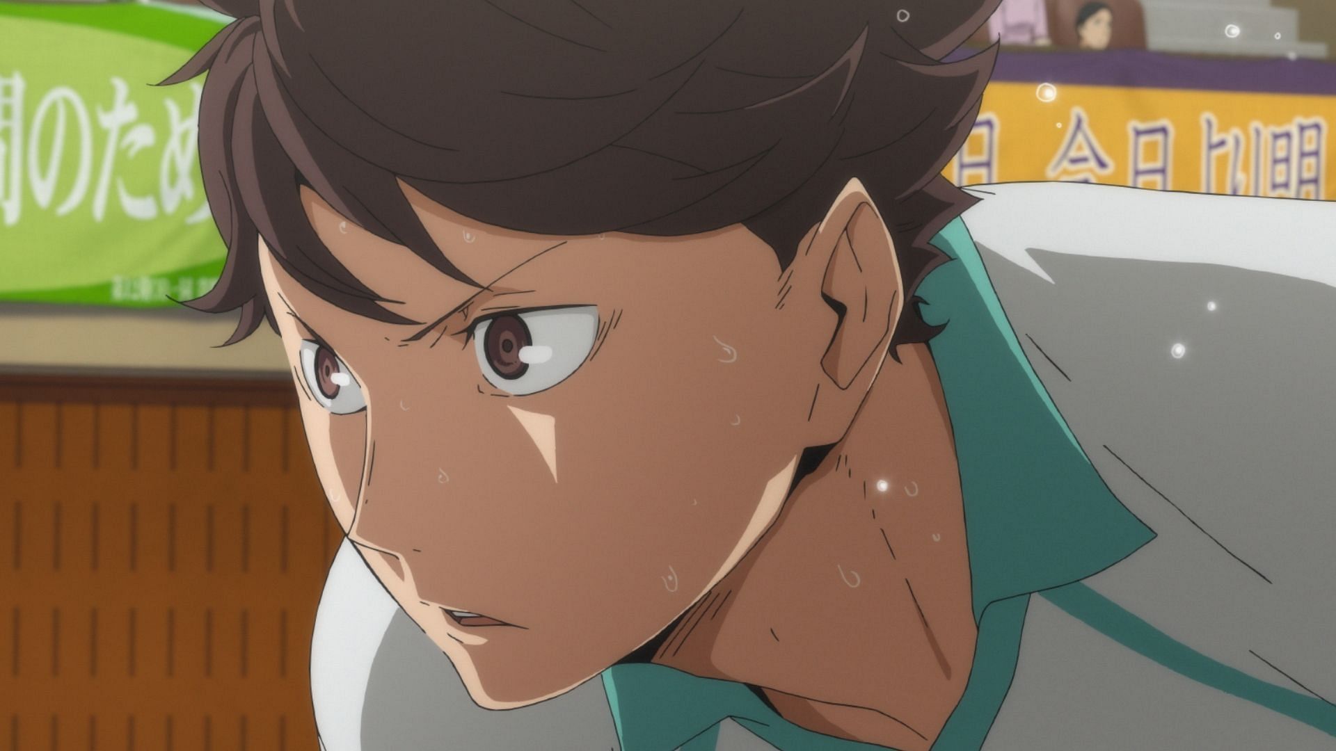 Tooru Oikawa as seen in Haikyuu!! (Image via Production I.G)