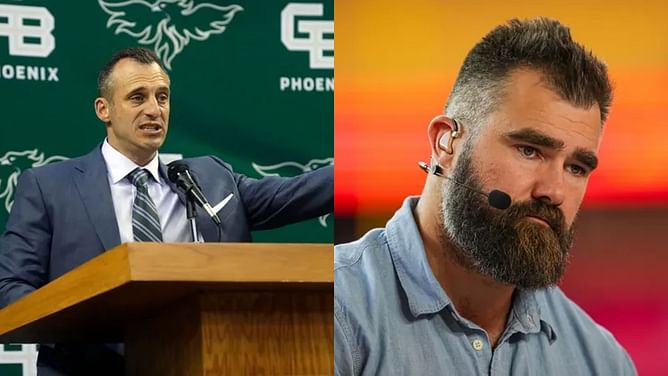 "Kid needs an a** whoopin": Green Bay coach Doug Gottlieb reacts to Jason Kelce slamming a fan's phone