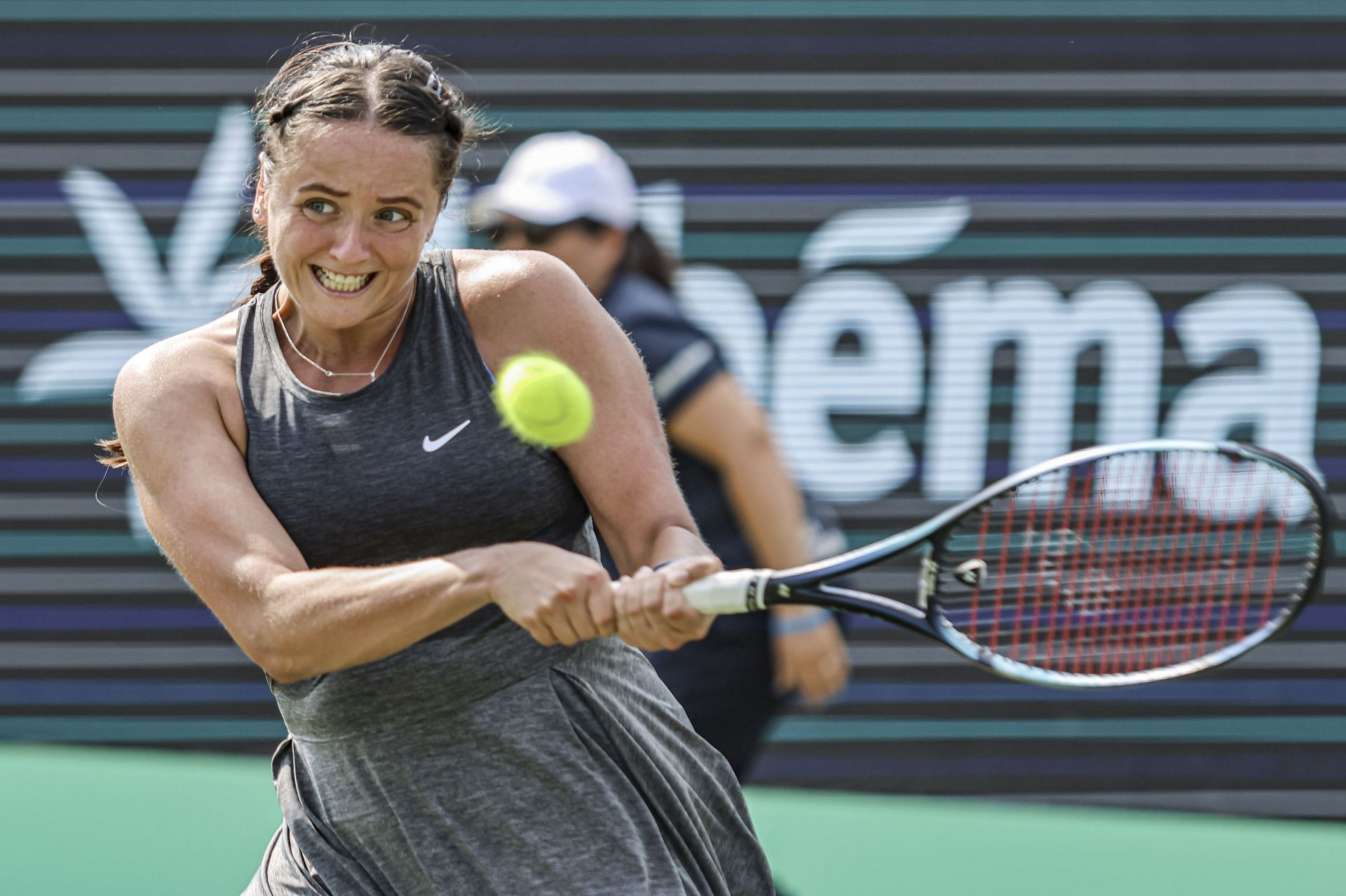 Viktoria Hruncakova in action at the 2023 Libema Open (Picture: Getty)