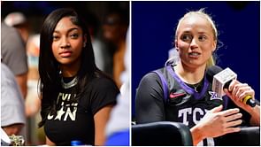 Angel Reese shouts out Hailey Van Lith after TCU star erupts with double-double performance in win vs NC State